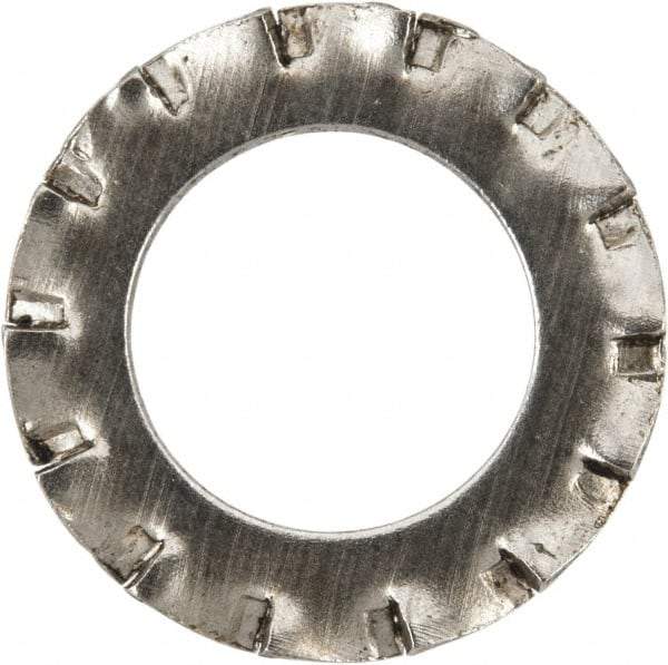 Value Collection - M8 Screw, 8.4mm ID, Stainless Steel External Tooth Lock Washer - 15mm OD, Uncoated, Grade 316 & Austenitic A4 - Benchmark Tooling