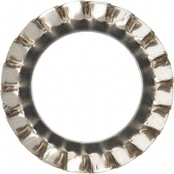 Value Collection - M18 Screw, 19mm ID, Stainless Steel External Tooth Lock Washer - 30mm OD, Uncoated, Grade 316 & Austenitic A4 - Benchmark Tooling
