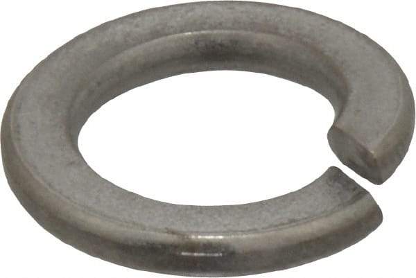 Value Collection - M12, 12.2mm ID, 21.1mm OD, 2.5mm Thick Split Lock Washer - 316 Austenitic Grade A4 Stainless Steel, Uncoated, 12.2mm Min ID, 12.7mm Max ID, 21.1mm Max OD - Benchmark Tooling