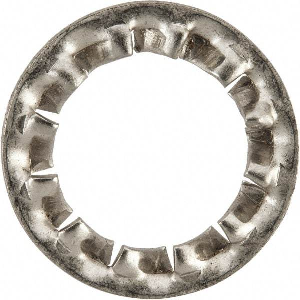 Value Collection - M12 Screw, 13mm ID, Stainless Steel Internal Tooth Lock Washer - 20.5mm OD, Uncoated, Grade 316 & Austenitic A4 - Benchmark Tooling
