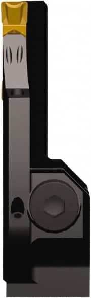 Seco - CFO, External, Left Hand, 2.3" Max Depth of Cut, 5mm Min Groove Width, Indexable Grooving Tool Holder - LC.. 1605.. Insert Compatibility, 1" Shank Height, 1" Shank Width, 6" OAL - Benchmark Tooling