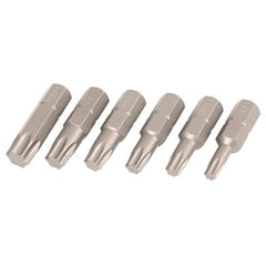 Torx Insert Bit T5, T6, T7, T8, T9 & T10 × 25mm (6 Bit Pack) - Benchmark Tooling