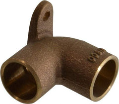 NIBCO - 1/2" Cast Copper Pipe 90° Drop Ear Elbow - C x C, Pressure Fitting - Benchmark Tooling