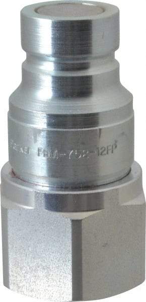 Parker - 3/4 - 14 NPSF Steel Hydraulic Hose Female Pipe Thread Nipple - 3,625 psi - Benchmark Tooling