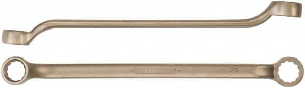 Ampco - 1-7/16" x 1-5/8" 12 Point Offset Box Wrench - Double End, 19-1/4" OAL, Aluminum Bronze - Benchmark Tooling