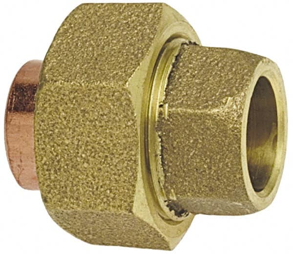 NIBCO - 5/8" Cast Copper Pipe Union - C x C, Pressure Fitting - Benchmark Tooling