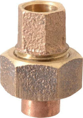 NIBCO - 1/4" Cast Copper Pipe Union - C x C, Pressure Fitting - Benchmark Tooling