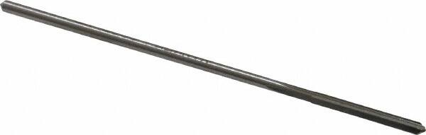 Made in USA - 0.0865" High Speed Steel 4 Flute Chucking Reamer - Straight Flute, 0.081" Straight Shank, 3/4" Flute Length, 3" OAL - Benchmark Tooling