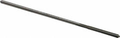 Made in USA - 0.0865" High Speed Steel 4 Flute Chucking Reamer - Straight Flute, 0.081" Straight Shank, 3/4" Flute Length, 3" OAL - Benchmark Tooling