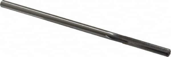 Made in USA - 0.2675" High Speed Steel 6 Flute Chucking Reamer - Straight Flute, 1/4" Straight Shank, 1-1/2" Flute Length, 6" OAL - Benchmark Tooling