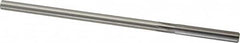 Made in USA - 0.269" High Speed Steel 6 Flute Chucking Reamer - Straight Flute, 1/4" Straight Shank, 1-1/2" Flute Length, 6" OAL - Benchmark Tooling