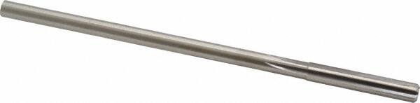 Made in USA - 0.2745" High Speed Steel 6 Flute Chucking Reamer - Straight Flute, 1/4" Straight Shank, 1-1/2" Flute Length, 6" OAL - Benchmark Tooling