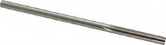 Made in USA - 0.287" High Speed Steel 6 Flute Chucking Reamer - Straight Flute, 1/4" Straight Shank, 1-1/2" Flute Length, 6" OAL - Benchmark Tooling