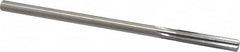 Made in USA - 0.298" High Speed Steel 6 Flute Chucking Reamer - Straight Flute, 0.2792" Straight Shank, 1-1/2" Flute Length, 6" OAL - Benchmark Tooling
