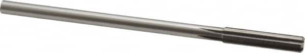 Made in USA - 0.322" High Speed Steel 6 Flute Chucking Reamer - Straight Flute, 0.2792" Straight Shank, 1-1/2" Flute Length, 6" OAL - Benchmark Tooling