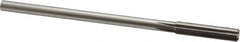 Made in USA - 0.322" High Speed Steel 6 Flute Chucking Reamer - Straight Flute, 0.2792" Straight Shank, 1-1/2" Flute Length, 6" OAL - Benchmark Tooling