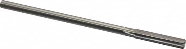 Made in USA - 0.359" High Speed Steel 6 Flute Chucking Reamer - Straight Flute, 0.3105" Straight Shank, 1-3/4" Flute Length, 7" OAL - Benchmark Tooling