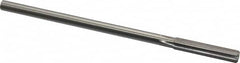 Made in USA - 0.359" High Speed Steel 6 Flute Chucking Reamer - Straight Flute, 0.3105" Straight Shank, 1-3/4" Flute Length, 7" OAL - Benchmark Tooling
