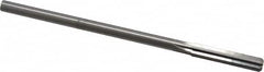 Made in USA - 0.362" High Speed Steel 6 Flute Chucking Reamer - Straight Flute, 0.3105" Straight Shank, 1-3/4" Flute Length, 7" OAL - Benchmark Tooling