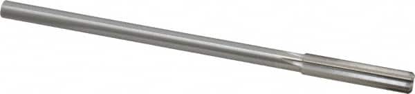 Made in USA - 0.37" High Speed Steel 6 Flute Chucking Reamer - Straight Flute, 0.3105" Straight Shank, 1-3/4" Flute Length, 7" OAL - Benchmark Tooling
