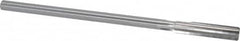 Made in USA - 0.387" High Speed Steel 6 Flute Chucking Reamer - Straight Flute, 0.3105" Straight Shank, 1-3/4" Flute Length, 7" OAL - Benchmark Tooling