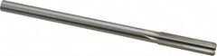 Made in USA - 0.425" High Speed Steel 6 Flute Chucking Reamer - Straight Flute, 0.373" Straight Shank, 1-3/4" Flute Length, 7" OAL - Benchmark Tooling