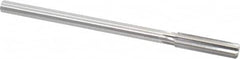 Made in USA - 0.441" High Speed Steel 6 Flute Chucking Reamer - Straight Flute, 0.373" Straight Shank, 1-3/4" Flute Length, 7" OAL - Benchmark Tooling