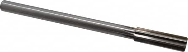 Made in USA - 0.707" High Speed Steel Chucking Reamer - Straight Flute, Straight Shank - Benchmark Tooling