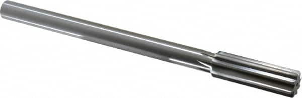 Made in USA - 0.72" High Speed Steel Chucking Reamer - Straight Flute, Straight Shank - Benchmark Tooling