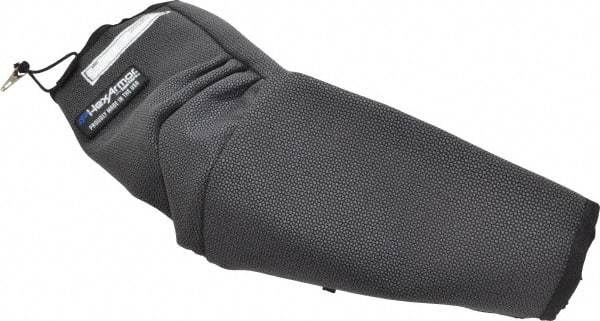 HexArmor - Size L, Gray/Black SuperFabric Cut & Puncture Resistant Sleeve - 19" Long Sleeve, Cut Resistance Level 5, Made with Thumb Hole - Benchmark Tooling