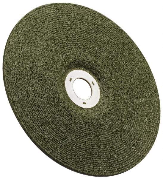 3M - 36 Grit, 4-1/2" Wheel Diam, 1/8" Wheel Thickness, Type 27 Depressed Center Wheel - Ceramic, 13,300 Max RPM, Compatible with Angle Grinder - Benchmark Tooling