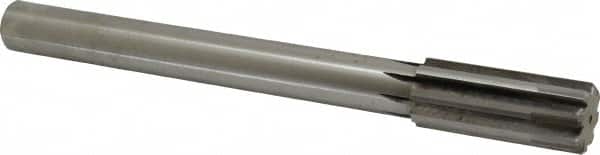 Made in USA - 1-1/4" Carbide-Tipped 8 Flute Chucking Reamer - Benchmark Tooling