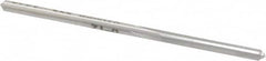 Made in USA - #37 High Speed Steel 4 Flute Chucking Reamer - Straight Flute, 0.104" Straight Shank, 7/8" Flute Length, 2-1/2" OAL - Benchmark Tooling