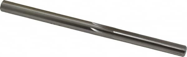 Made in USA - Letter G High Speed Steel 6 Flute Chucking Reamer - Straight Flute, 0.261" Straight Shank, 1-1/2" Flute Length, 4-1/8" OAL - Benchmark Tooling
