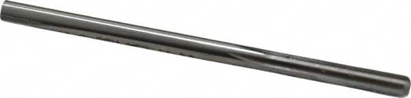 Made in USA - 3/16" High Speed Steel 6 Flute Chucking Reamer - Straight Flute, 3/16" Straight Shank, 1-1/8" Flute Length, 3-1/2" OAL - Benchmark Tooling