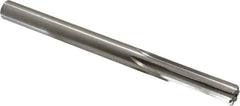 Made in USA - 0.4365" High Speed Steel 6 Flute Chucking Reamer - Straight Flute, 0.4365" Straight Shank, 1-3/4" Flute Length, 5-1/2" OAL - Benchmark Tooling