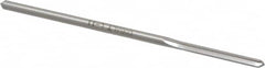 Made in USA - 5/32" Cobalt 4 Flute Chucking Reamer - Straight Flute, 0.151" Straight Shank, 1" Flute Length, 4" OAL - Benchmark Tooling
