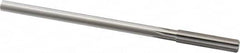 Made in USA - 21/64" Cobalt 6 Flute Chucking Reamer - Straight Flute, 0.2792" Straight Shank, 1-1/2" Flute Length, 6" OAL - Benchmark Tooling