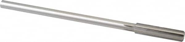 Made in USA - 13/32" Cobalt 6 Flute Chucking Reamer - Straight Flute, 0.3105" Straight Shank, 1-3/4" Flute Length, 7" OAL - Benchmark Tooling
