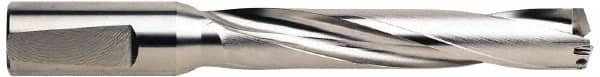 Guhring - 16 to 17mm Diam, 5xD, 90mm Max Depth, 20mm Shank Diam, 112mm Flute, 166mm OAL, Replaceable Tip Drill - RT 800 WP Insert, 0.1 Seat Size, Series 5243 - Benchmark Tooling
