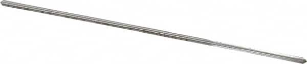 Made in USA - #55 Cobalt 4 Flute Chucking Reamer - Straight Flute, 0.051" Straight Shank, 1/2" Flute Length, 2-1/2" OAL - Benchmark Tooling