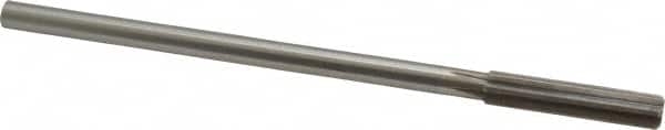 Made in USA - Letter V Cobalt 6 Flute Chucking Reamer - Straight Flute, 0.3105" Straight Shank, 1-3/4" Flute Length, 7" OAL - Benchmark Tooling