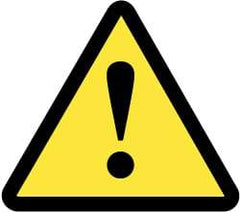 NMC - ISO Label - Black & Yellow, 2" Long x 2" High, Sign Muscle Finish - Benchmark Tooling