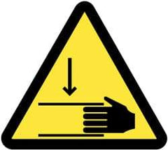 NMC - ISO Label - Black & Yellow, 2" Long x 2" High, Sign Muscle Finish - Benchmark Tooling