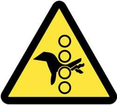 NMC - ISO Label - Black & Yellow, 2" Long x 2" High, Sign Muscle Finish - Benchmark Tooling