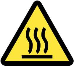 NMC - ISO Label - Black & Yellow, 2" Long x 2" High, Sign Muscle Finish - Benchmark Tooling