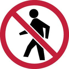 NMC - ISO Label - Black, Red & White, 4" Long x 4" High, Sign Muscle Finish - Benchmark Tooling