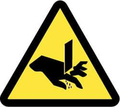 NMC - ISO Label - Black & Yellow, 4" Long x 4" High, Sign Muscle Finish - Benchmark Tooling