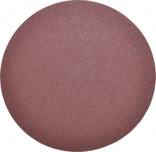 Merit Abrasives - 6" Diam, 120 Grit Aluminum Oxide Adhesive PSA Disc - Medium Grade, Black, Cloth Backing, Flexible - Benchmark Tooling