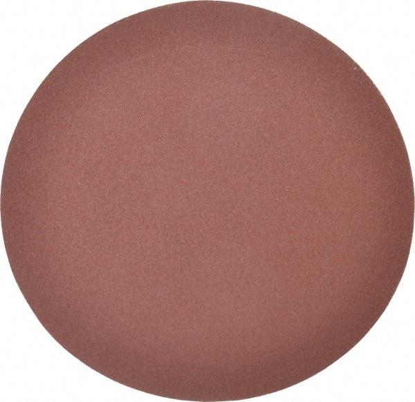 Merit Abrasives - 10" Diam, 60 Grit Aluminum Oxide Adhesive PSA Disc - Coarse Grade, Black, Cloth Backing, Flexible, Use with Stationary Disc Sanders - Benchmark Tooling